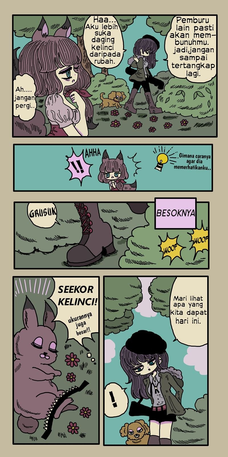 Fox and Hunter Yuri chapter 00.1 halaman 4