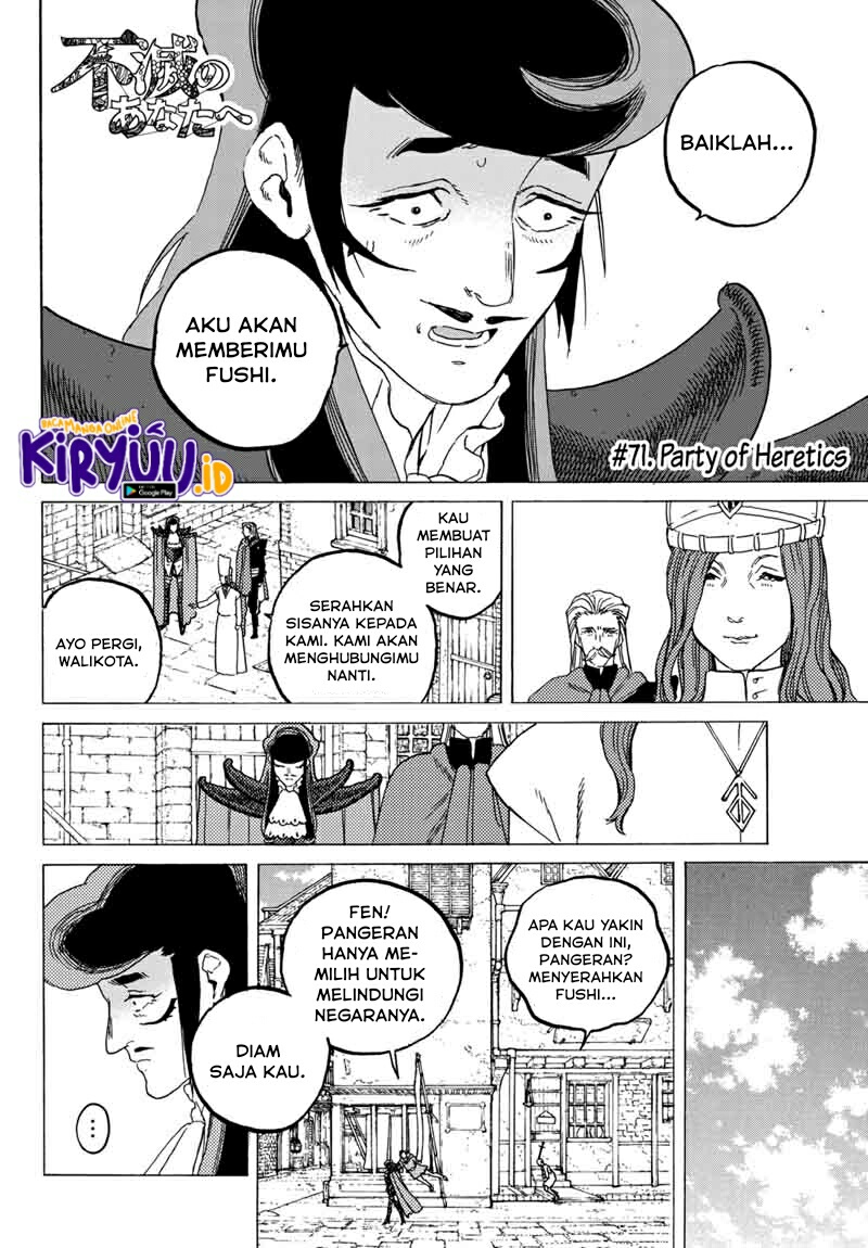 Fumetsu no Anata e Bab 71 halaman 3