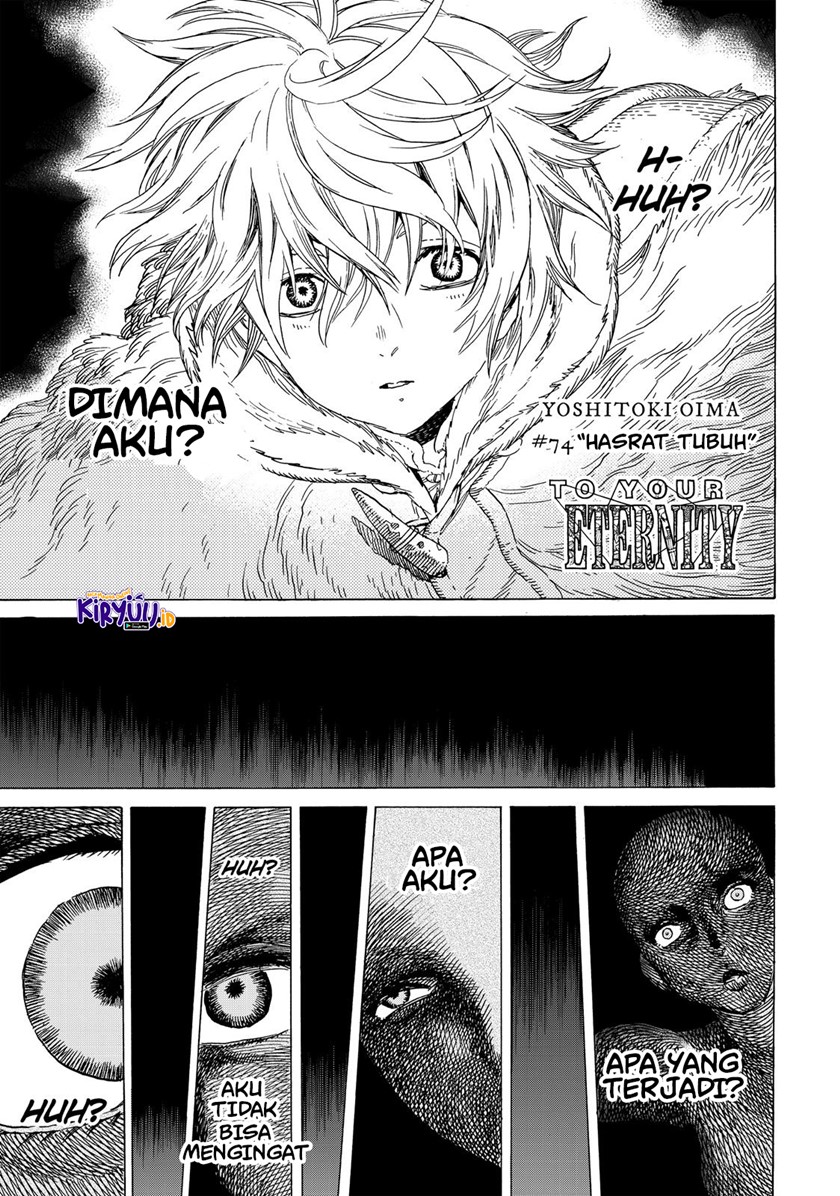 Fumetsu no Anata e Bab 74 halaman 3