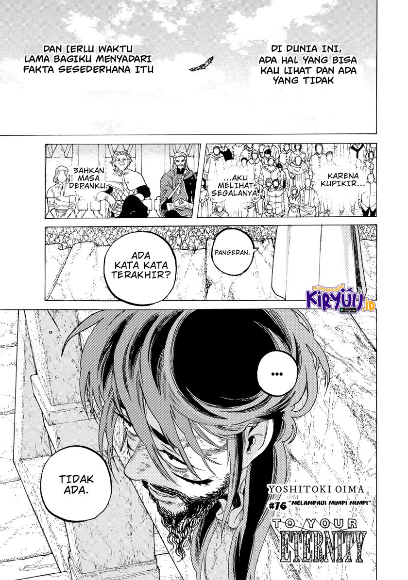 Fumetsu no Anata e Bab 76 halaman 3