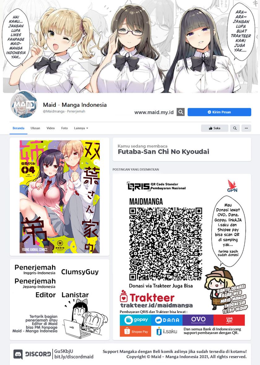 Futaba-san Chi no Kyoudai chapter 39 halaman 2