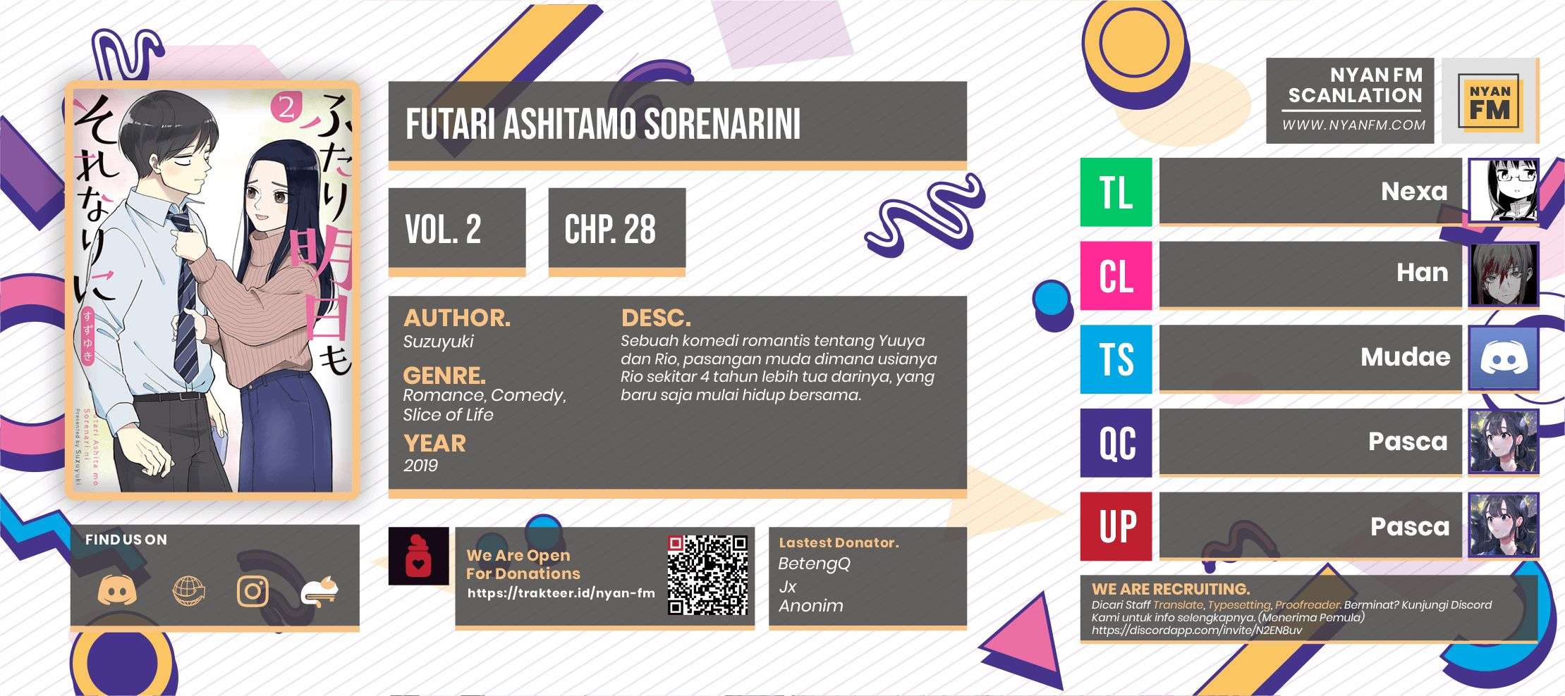 Futari Ashitamo Sorenarini Bab 28 halaman 1