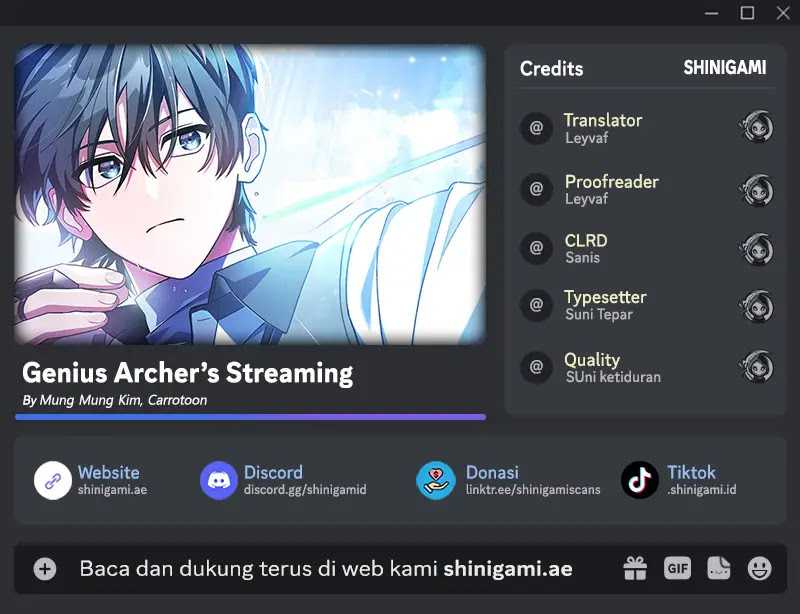 Genius Archer’s Streaming Bab 35 halaman 1