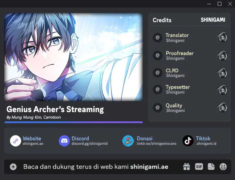Genius Archer’s Streaming Bab 45 halaman 1