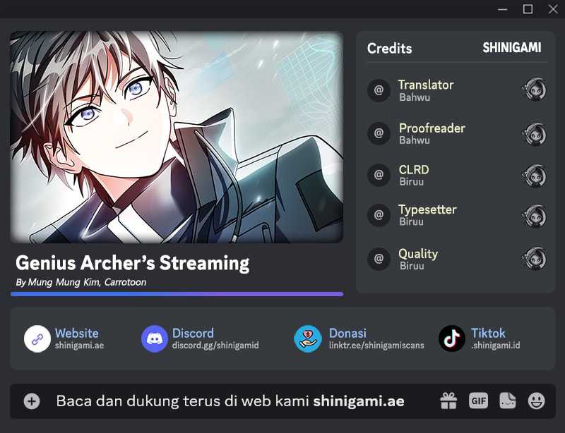 Genius Archer’s Streaming Bab 60 halaman 1