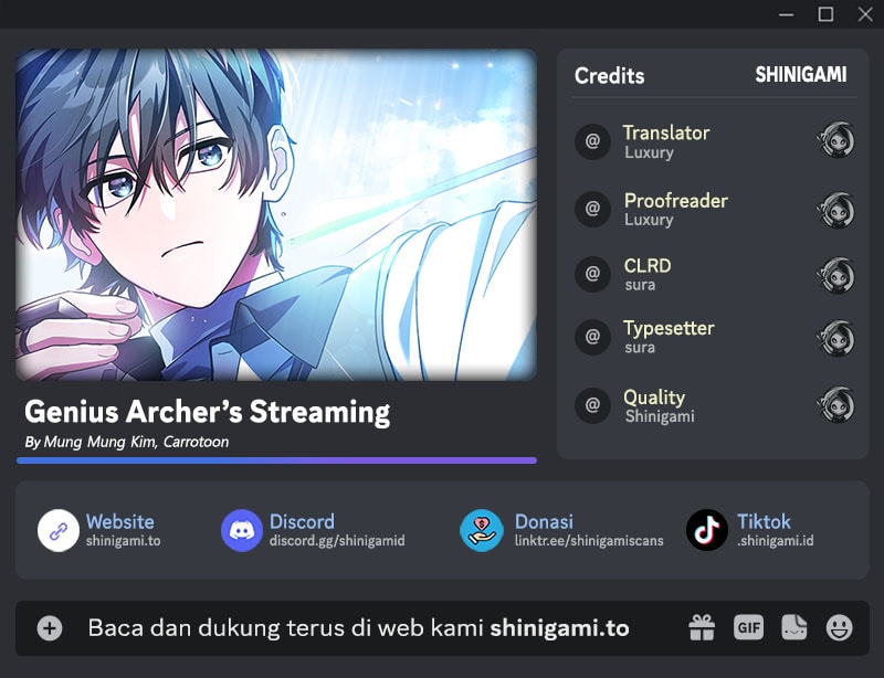 Genius Archer’s Streaming Bab 71 halaman 1