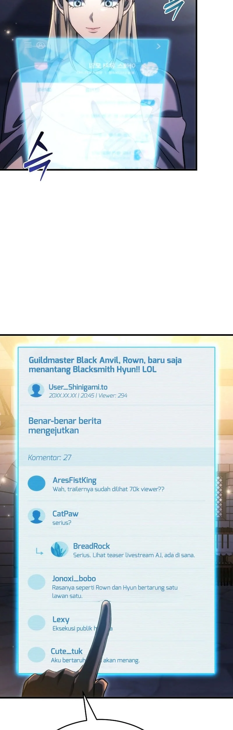 Genius Blacksmith’s Game chapter 30 halaman 44