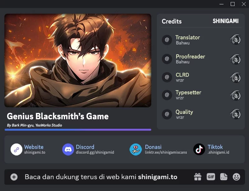 Genius Blacksmith’s Game Bab 4 halaman 1