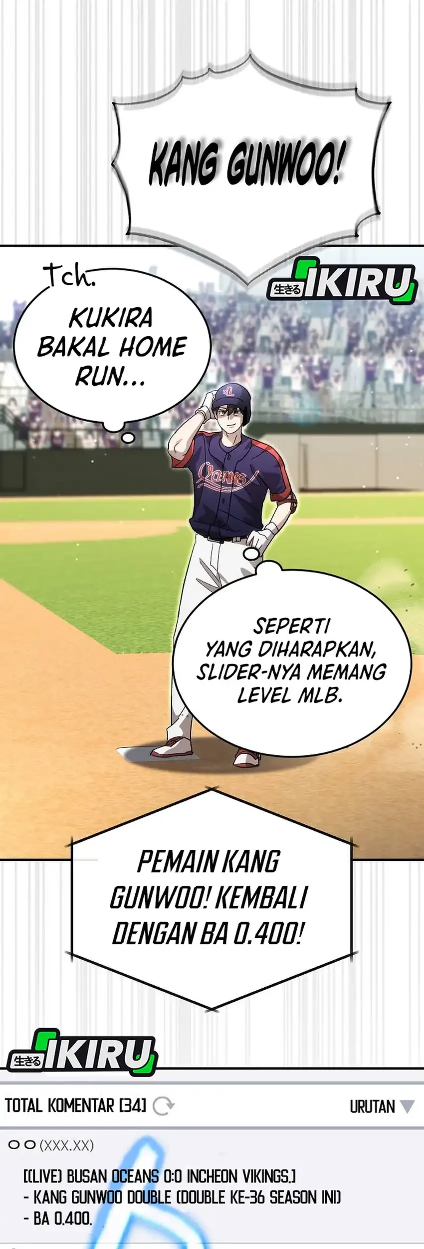Genius Hitter Hits Fastball Bab 107 halaman 41