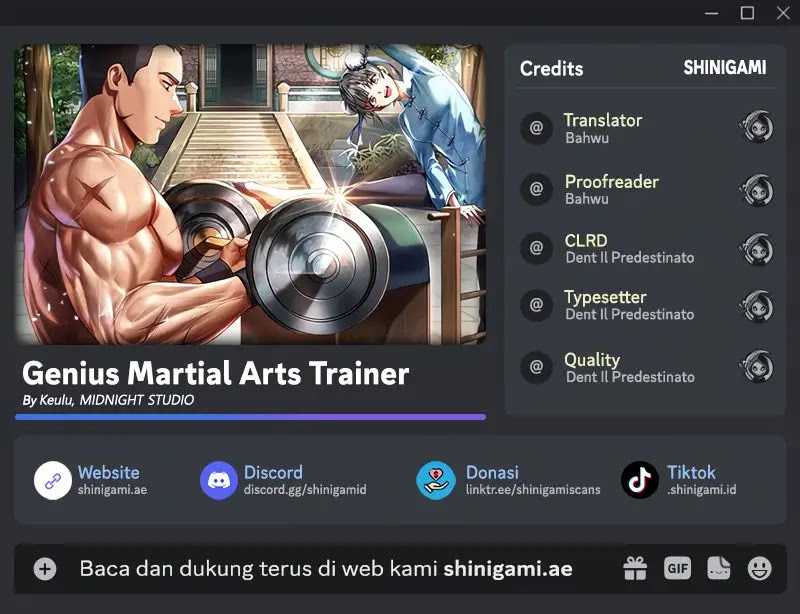 Genius Martial Arts Trainer Bab 39 halaman 1
