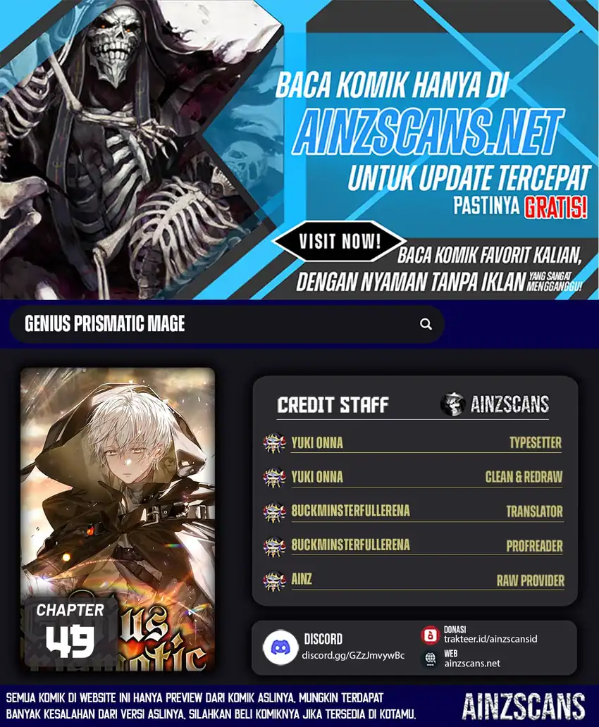 Genius Prismatic Mage Bab 49 halaman 1