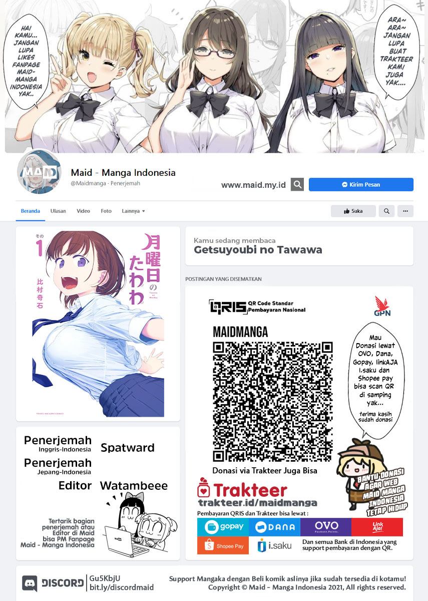 Getsuyoubi no Tawawa (Serialization) Bab 22 halaman 2