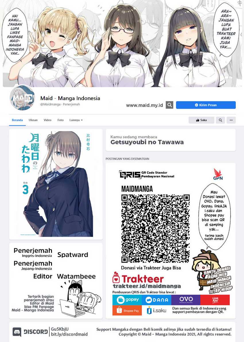 Getsuyoubi no Tawawa (Serialization) Bab 32 halaman 2