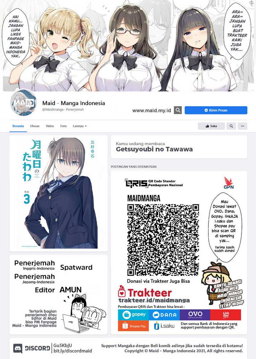 Getsuyoubi no Tawawa (Serialization) Bab 36 halaman 2