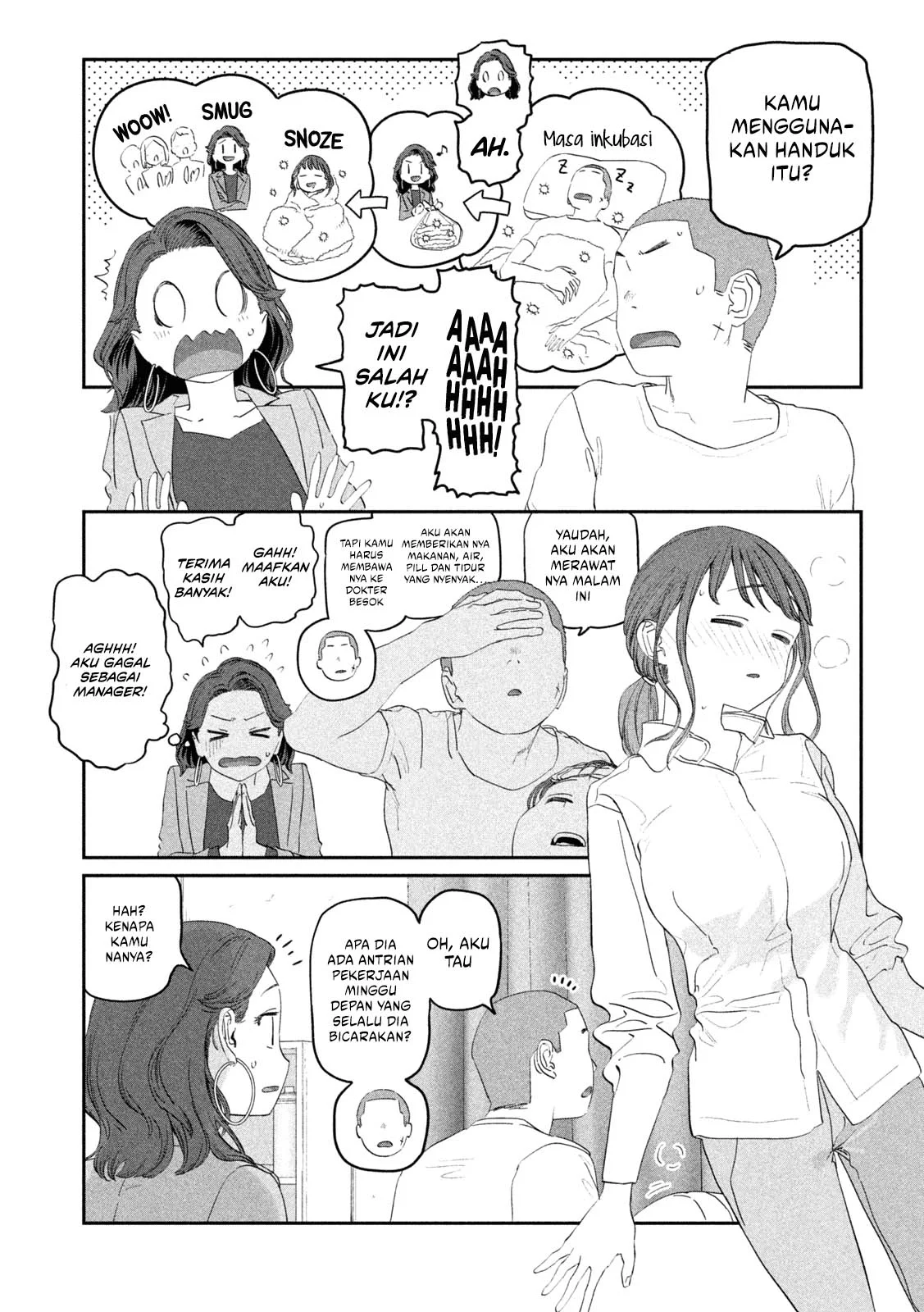 Getsuyoubi no Tawawa (Serialization) chapter 99 halaman 10