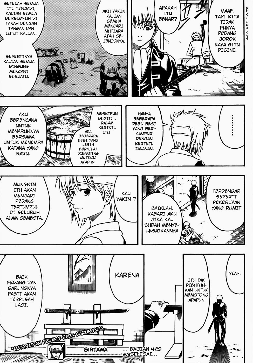 Gintama Bab 429 halaman 19