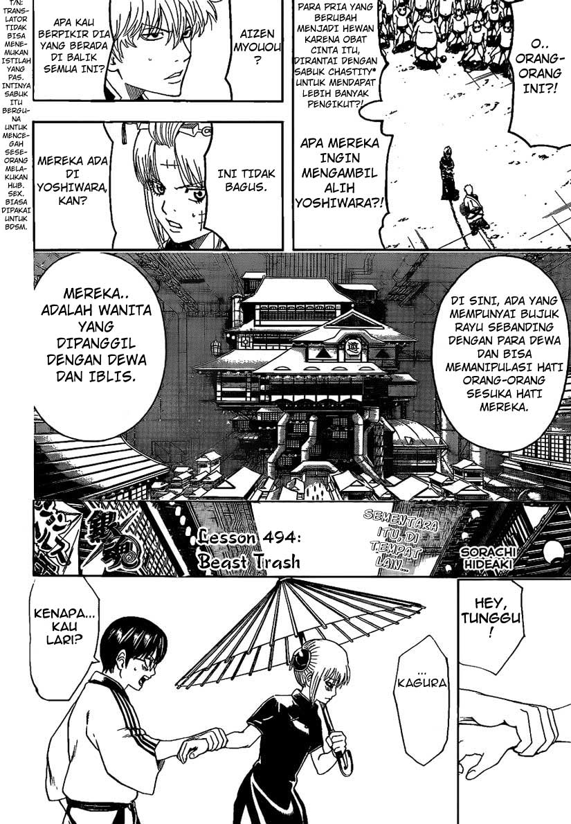 Gintama Bab 494 halaman 6