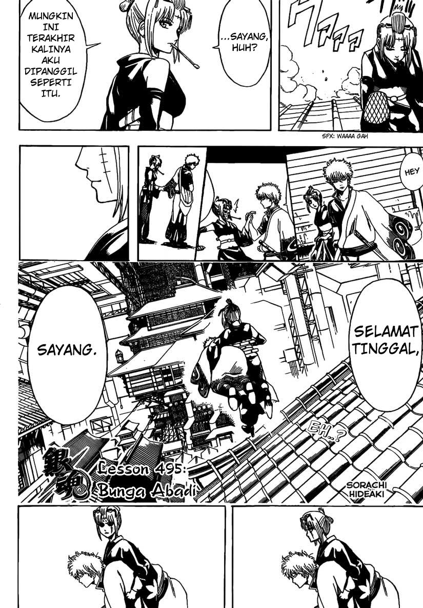 Gintama Bab 495 halaman 6