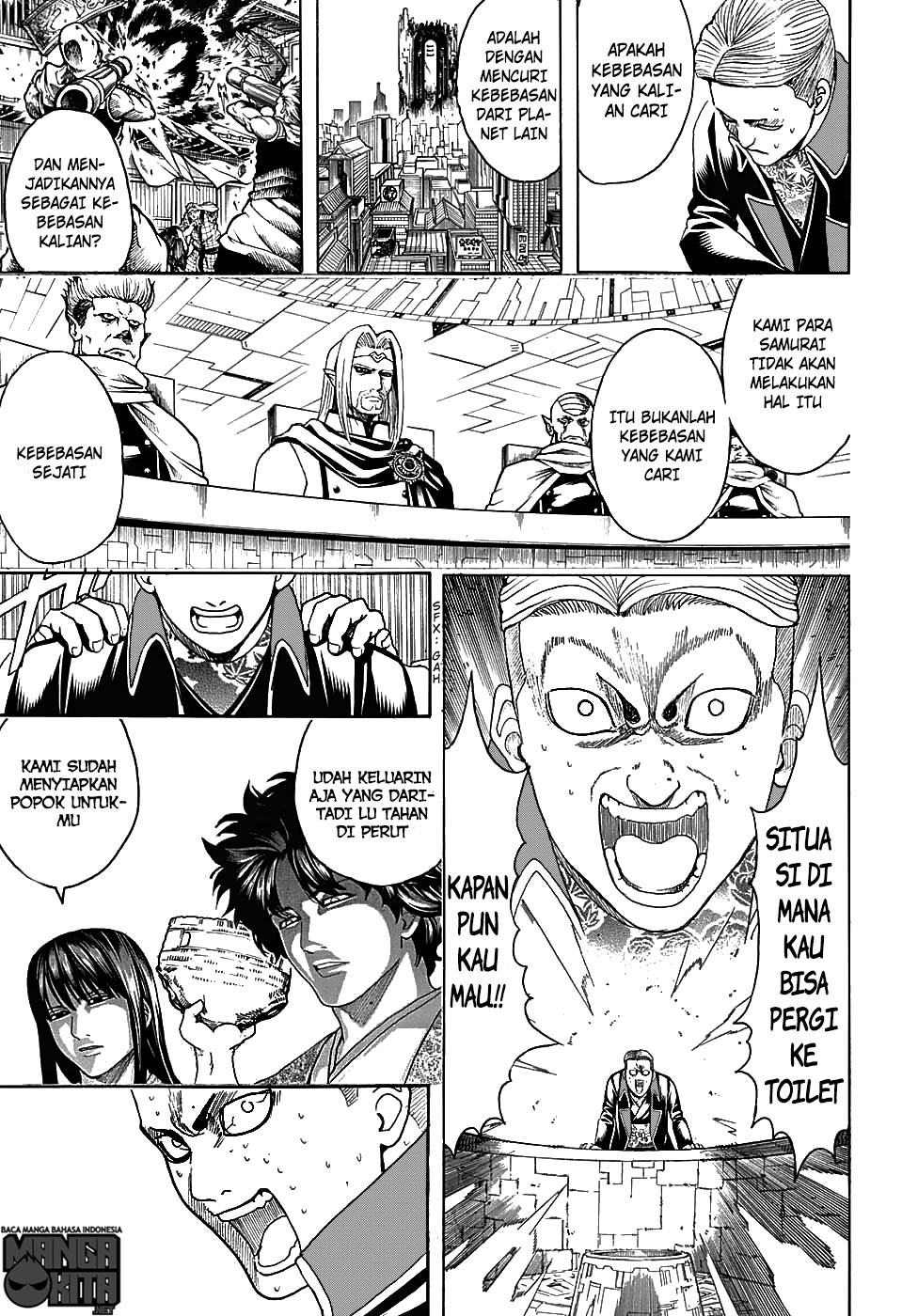 Gintama Bab 600 halaman 6
