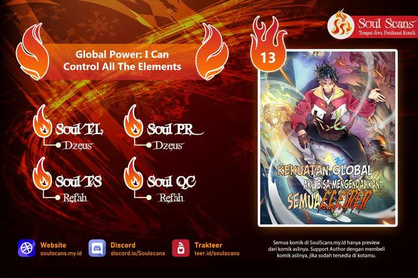 Global Power: I Can Control All The Elements chapter 13 halaman 1