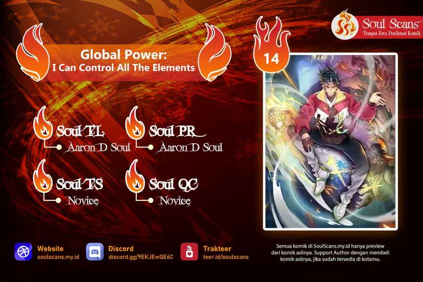 Global Power: I Can Control All The Elements Bab 14 halaman 1