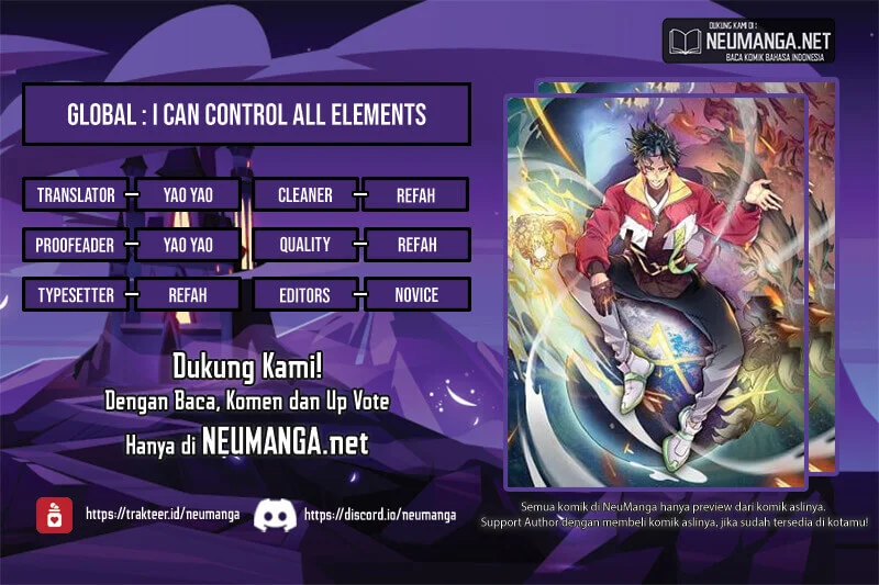 Global Power: I Can Control All The Elements chapter 2 halaman 1