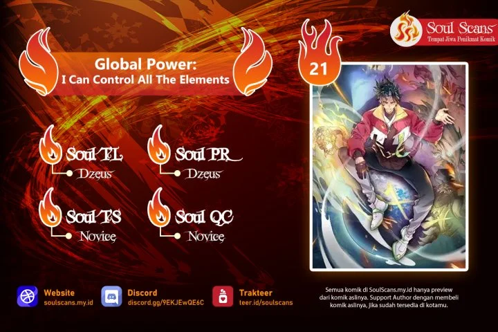 Global Power: I Can Control All The Elements chapter 21 halaman 1