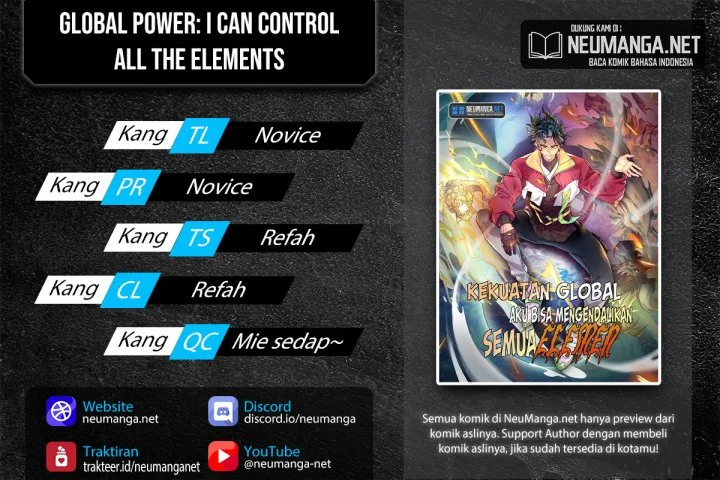Global Power: I Can Control All The Elements Bab 8 halaman 1