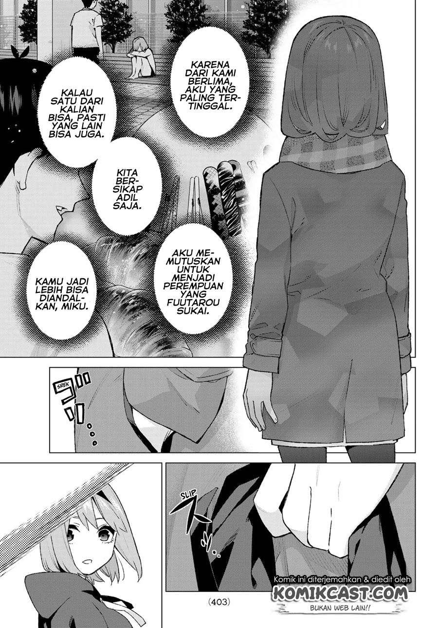 Go-toubun no Hanayome Bab 116 halaman 19