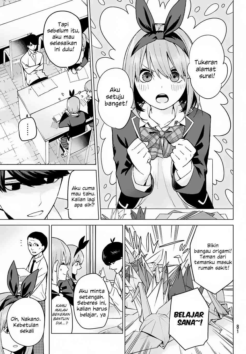 Go-toubun no Hanayome Bab 13 halaman 6