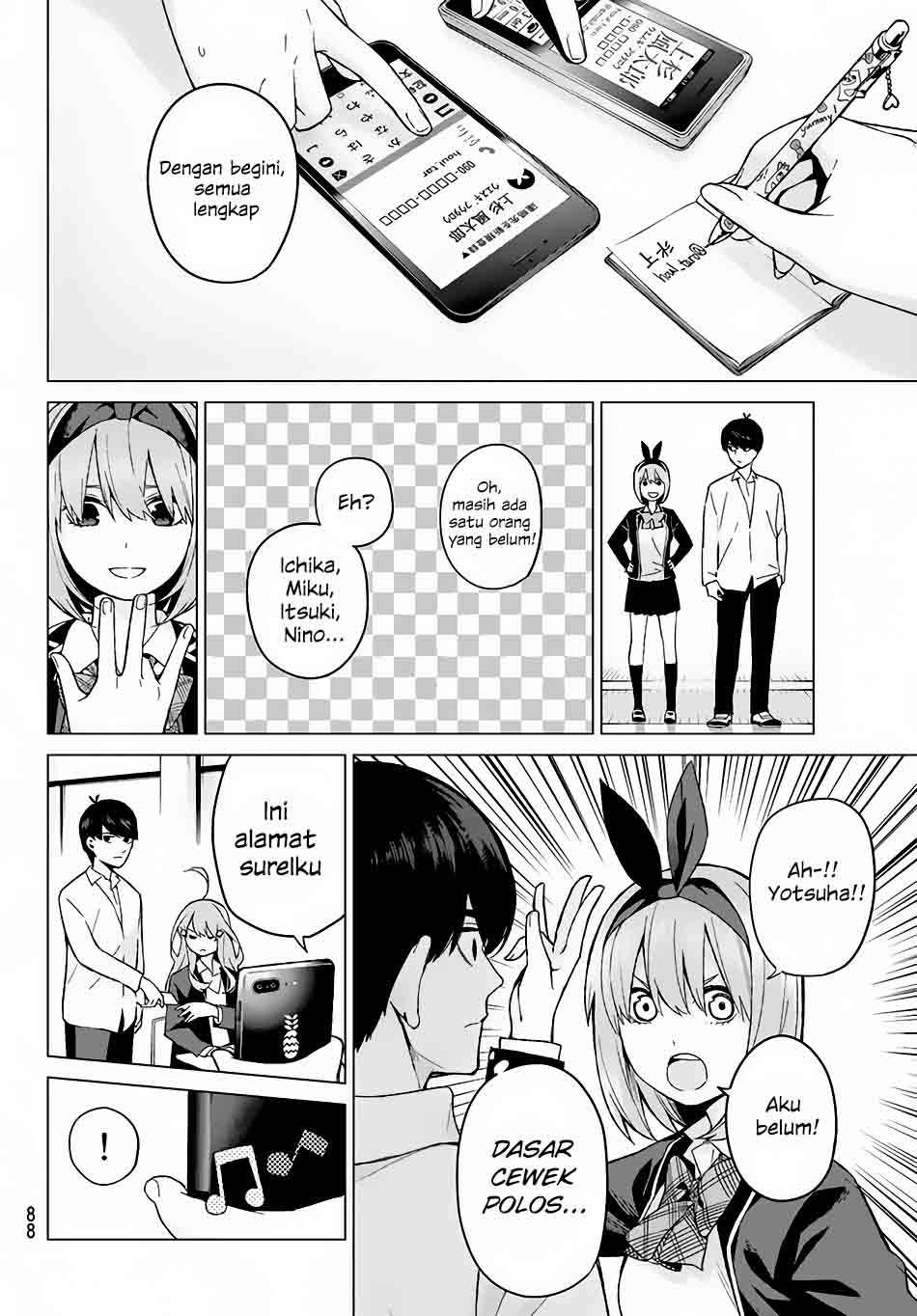 Go-toubun no Hanayome Bab 13 halaman 13