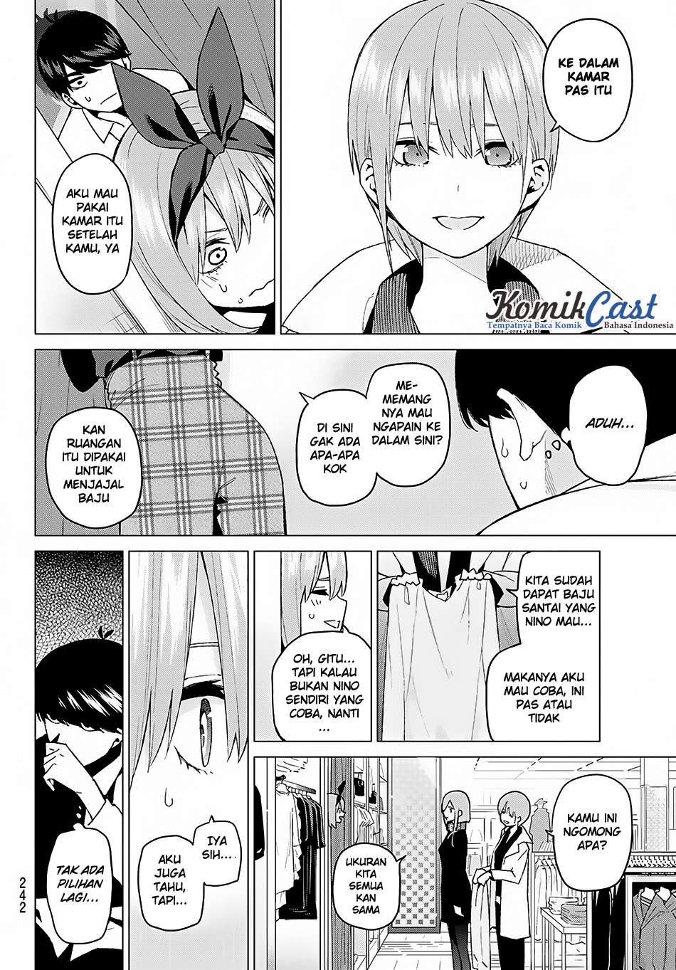 Go-toubun no Hanayome chapter 37 halaman 6