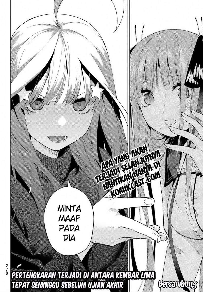 Go-toubun no Hanayome chapter 39 halaman 22