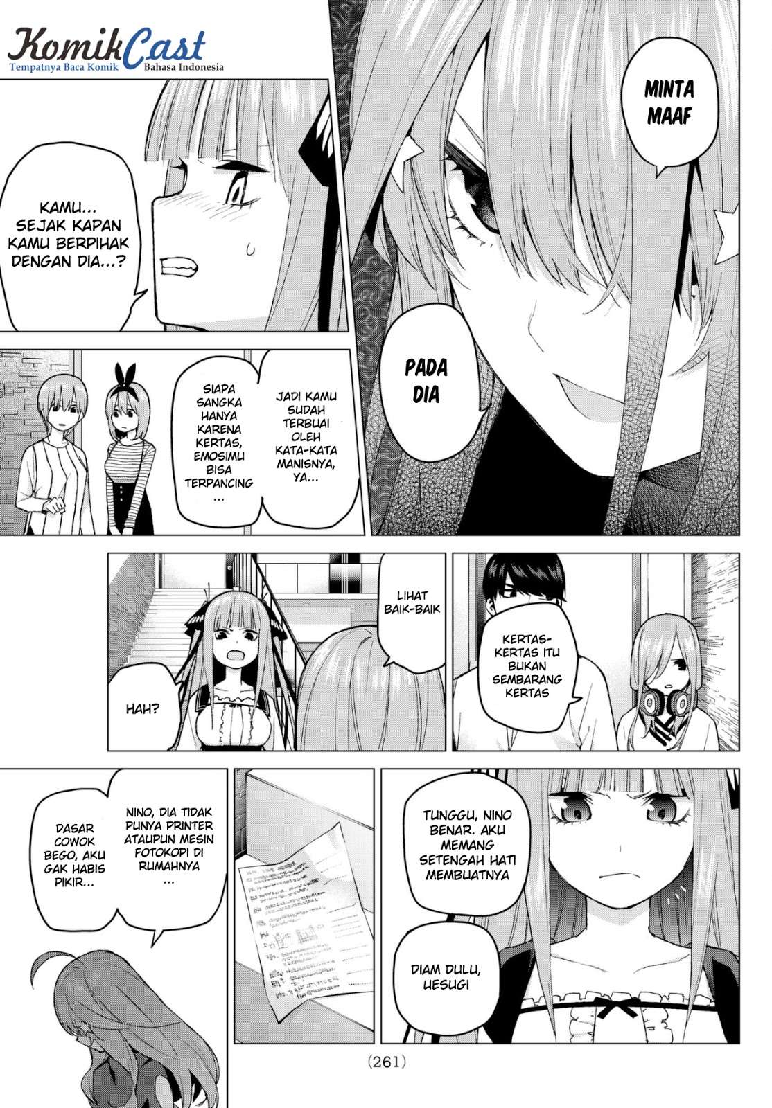 Go-toubun no Hanayome chapter 40 halaman 5
