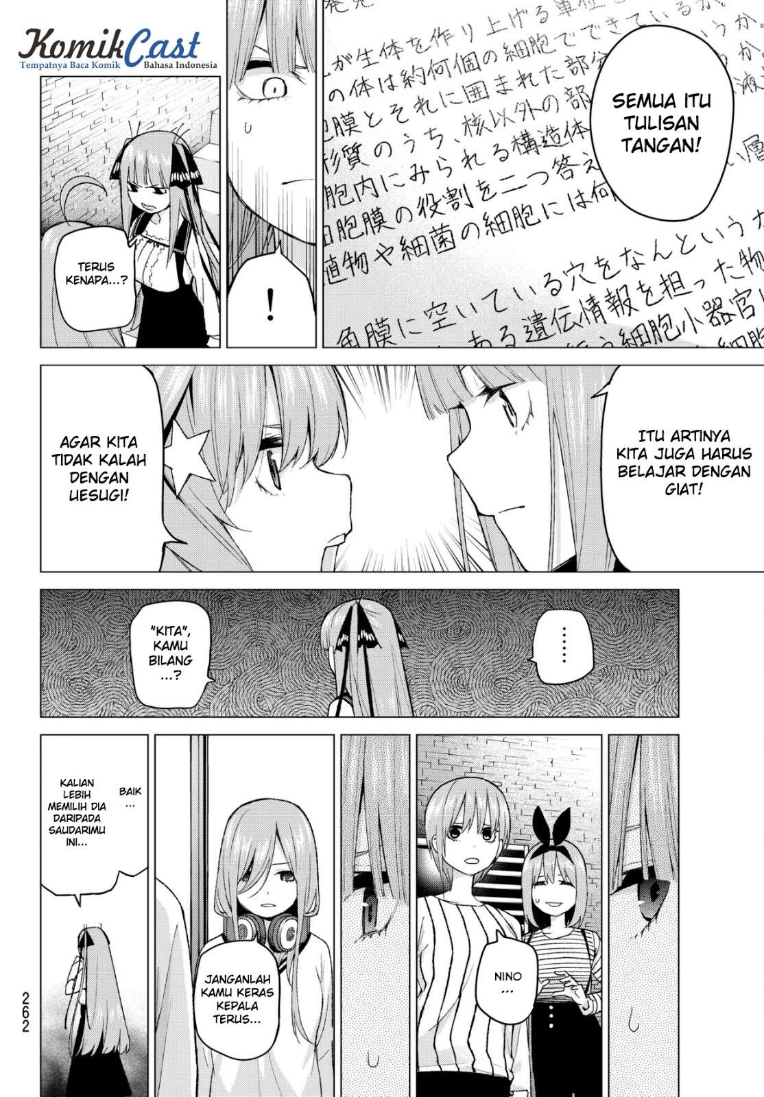 Go-toubun no Hanayome chapter 40 halaman 6