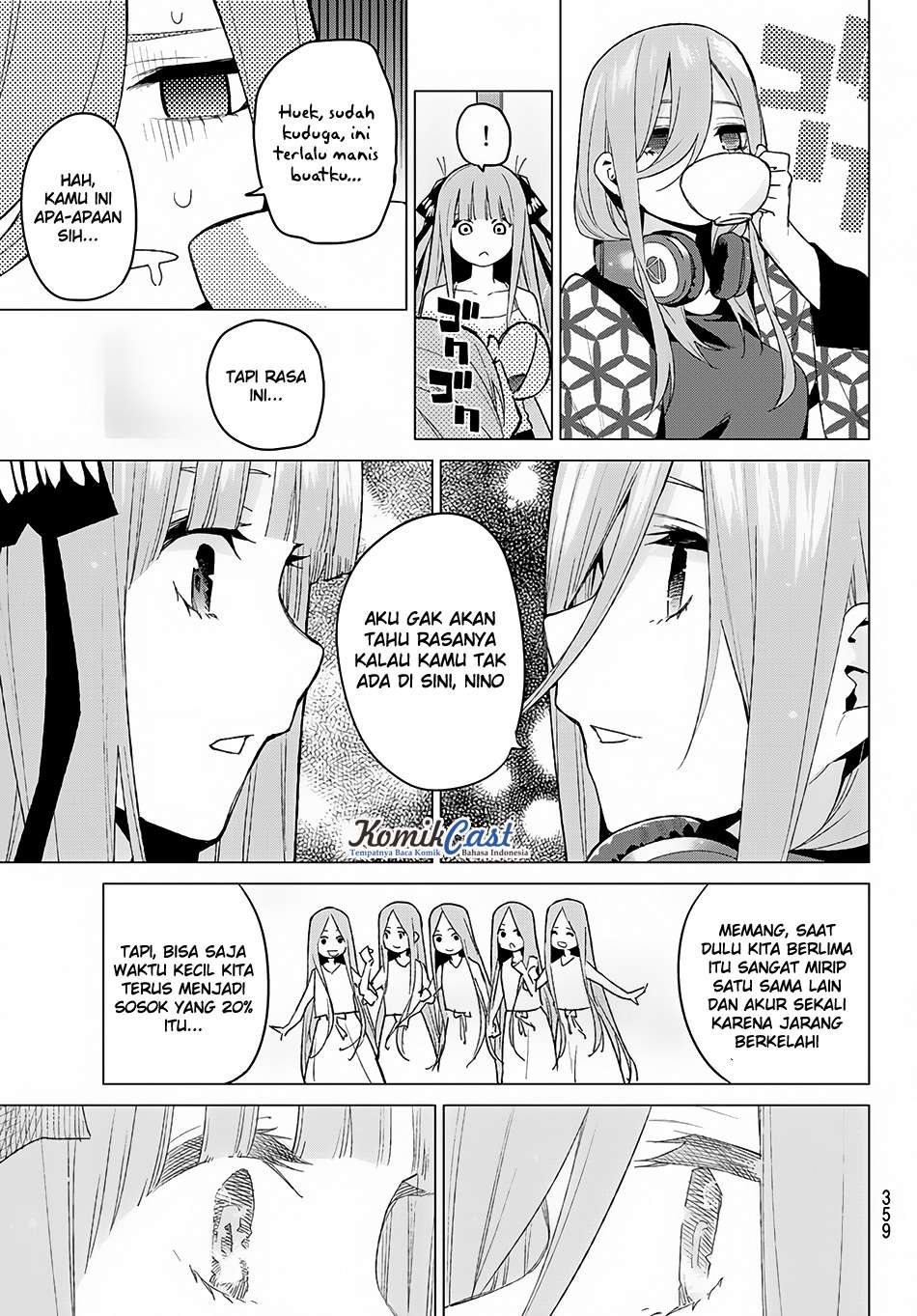 Go-toubun no Hanayome chapter 46 halaman 14