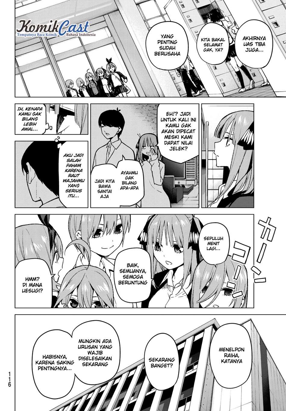 Go-toubun no Hanayome Bab 48 halaman 14