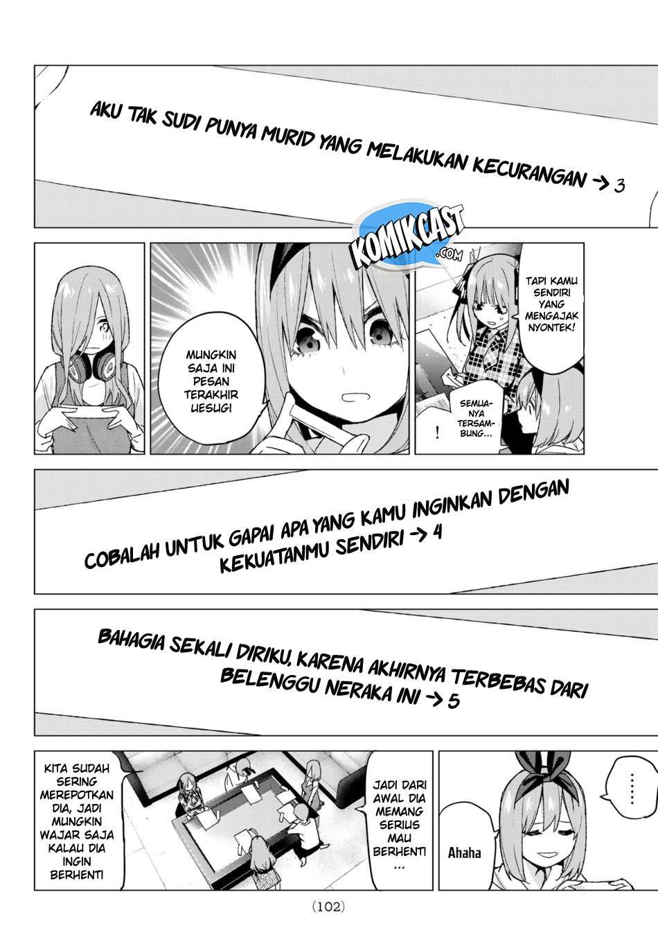 Go-toubun no Hanayome chapter 49 halaman 18