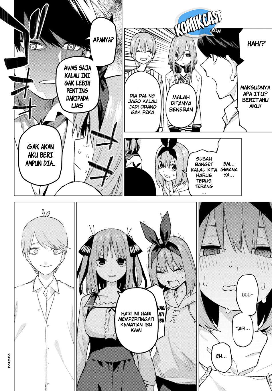 Go-toubun no Hanayome chapter 57 halaman 5