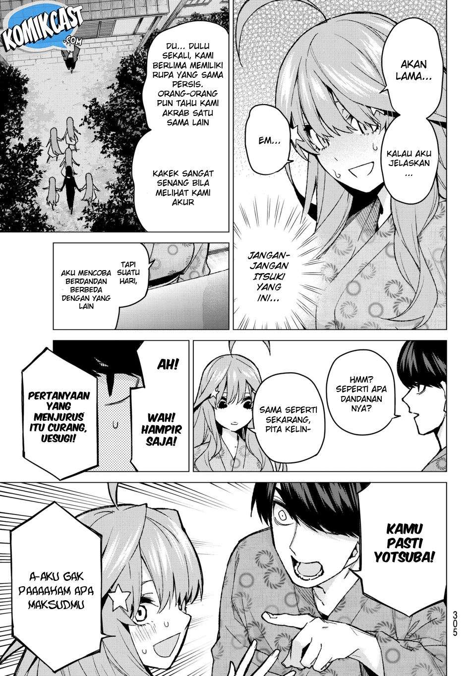 Go-toubun no Hanayome chapter 64 halaman 6