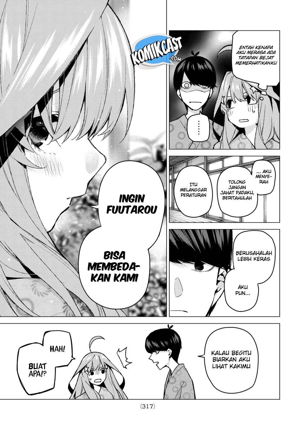Go-toubun no Hanayome chapter 64 halaman 19