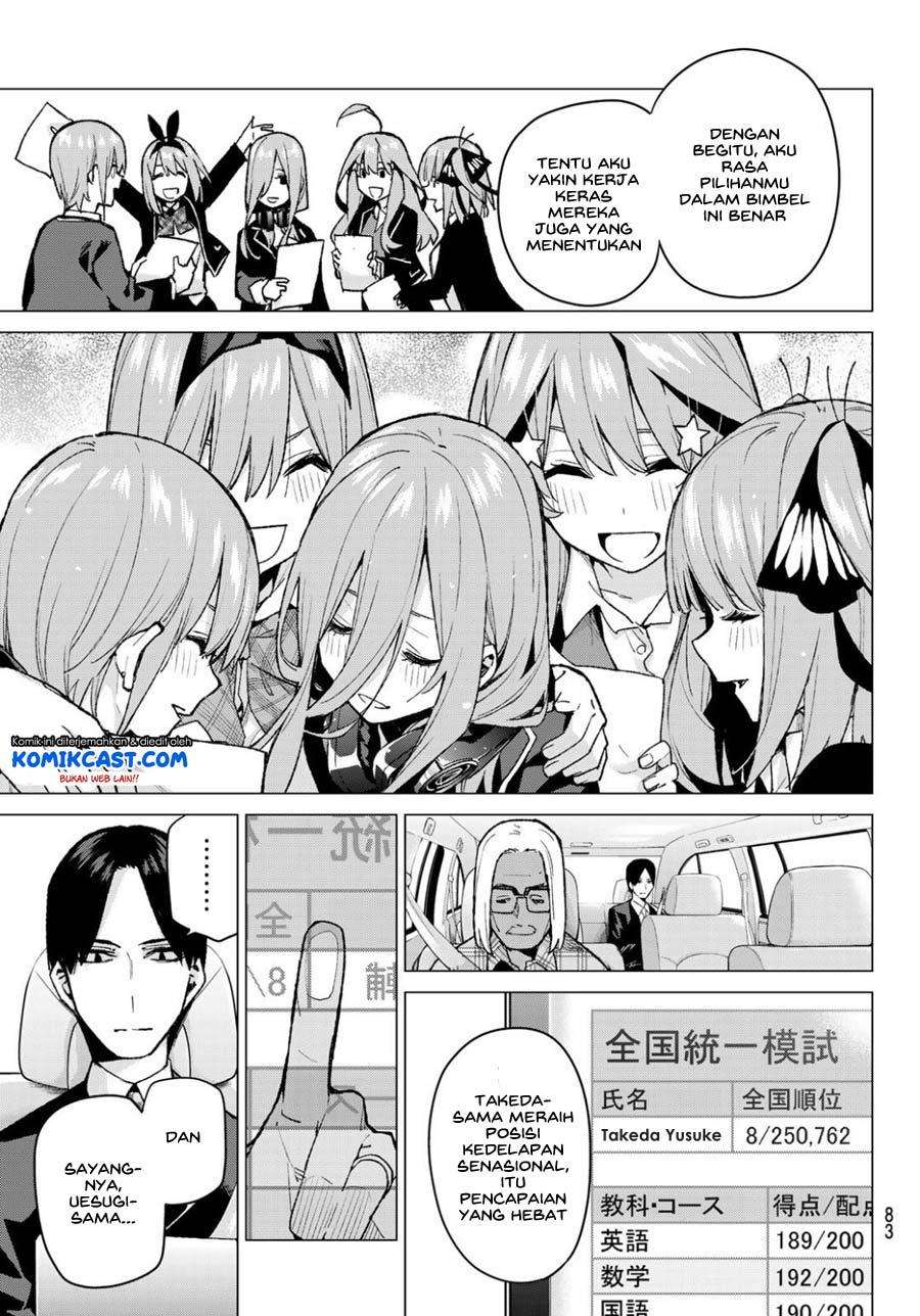 Go-toubun no Hanayome Bab 76 halaman 19
