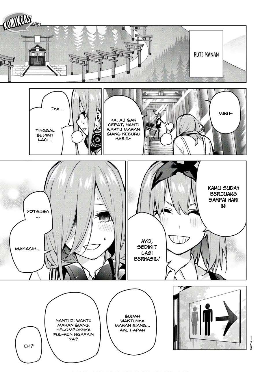 Go-toubun no Hanayome Bab 80 halaman 14