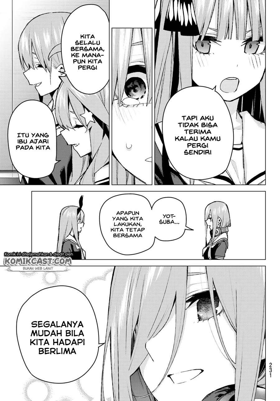 Go-toubun no Hanayome chapter 89 halaman 18