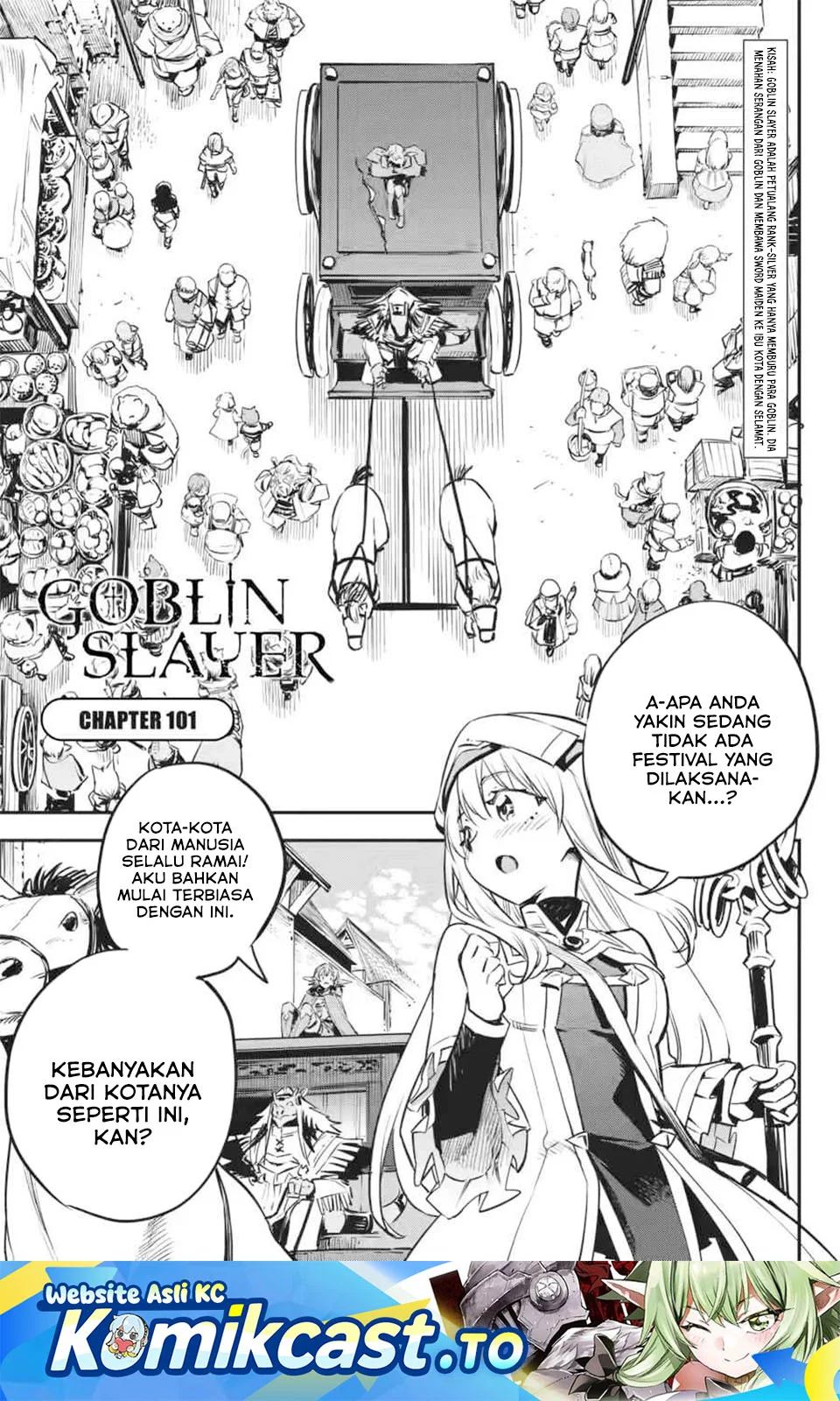 Goblin Slayer Bab 101 halaman 1
