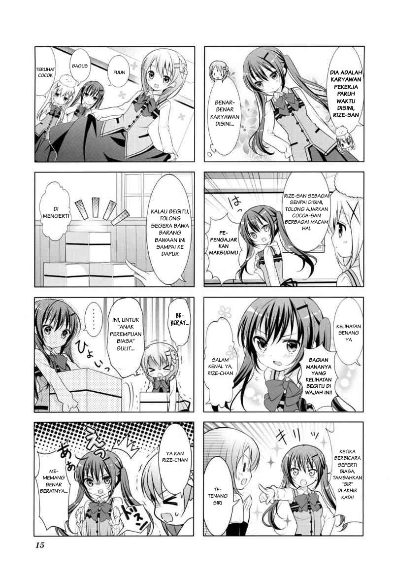 Gochuumon wa Usagi desu ka? chapter 1 halaman 7