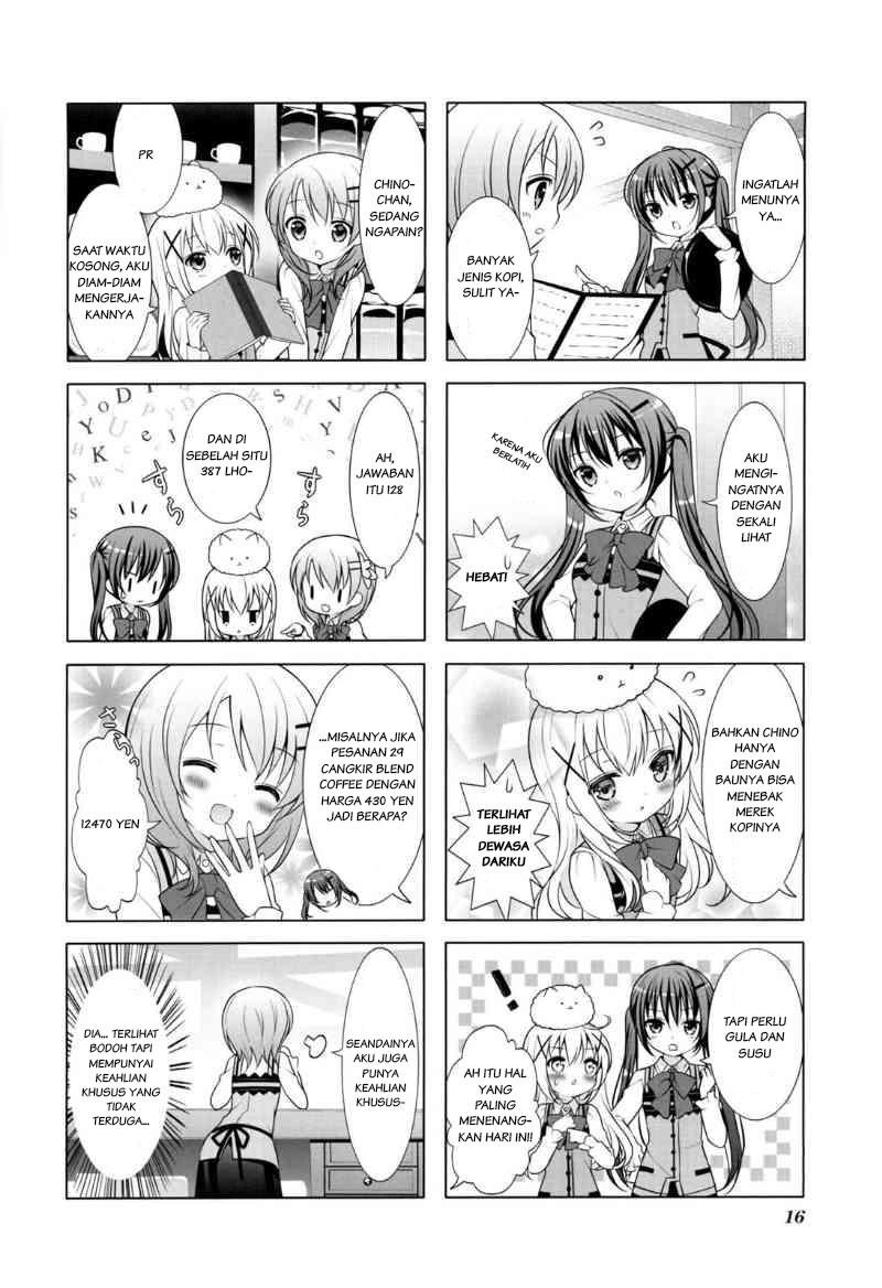Gochuumon wa Usagi desu ka? chapter 1 halaman 8