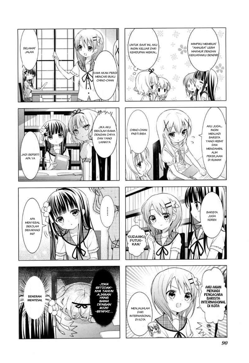 Gochuumon wa Usagi desu ka? Bab 10 halaman 6