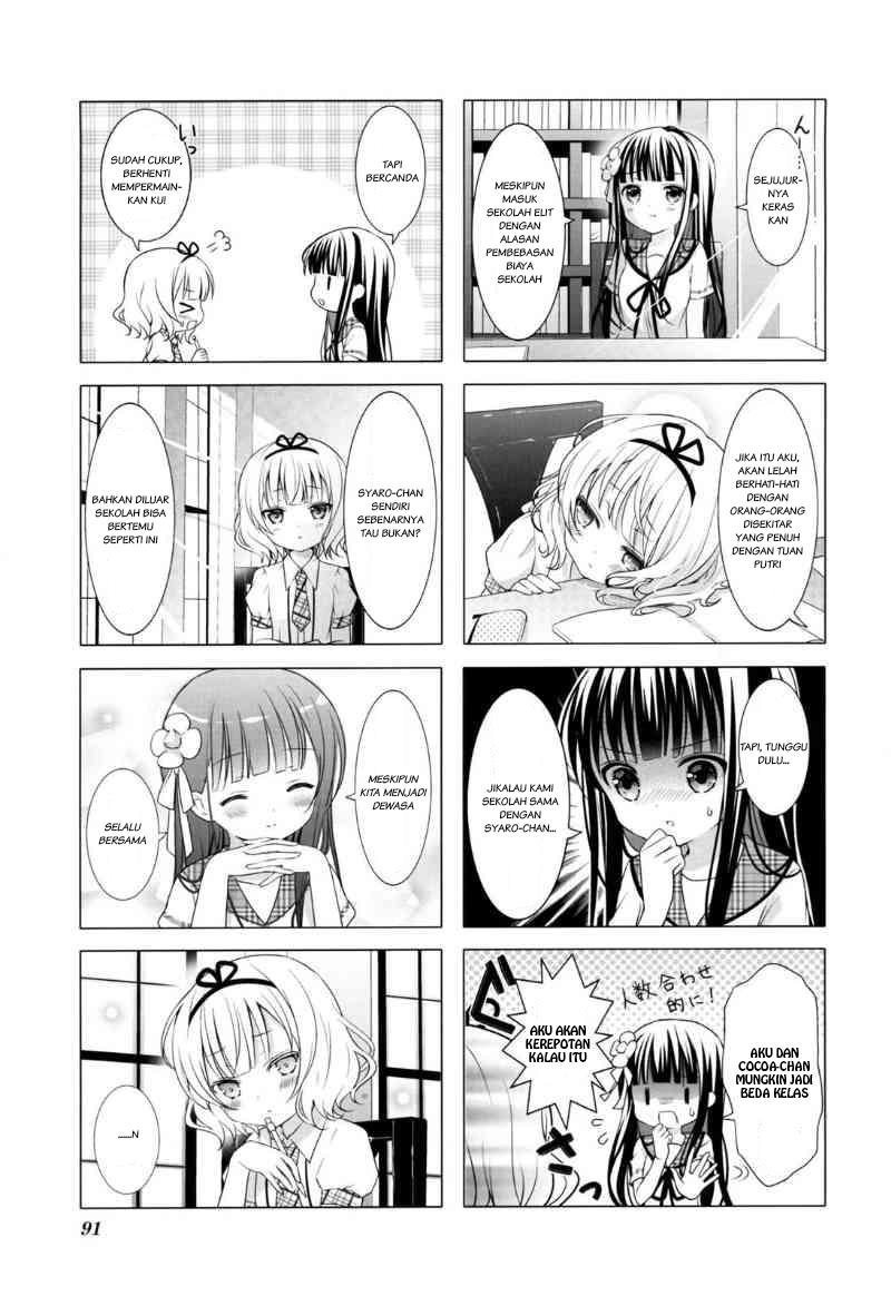 Gochuumon wa Usagi desu ka? Bab 10 halaman 7