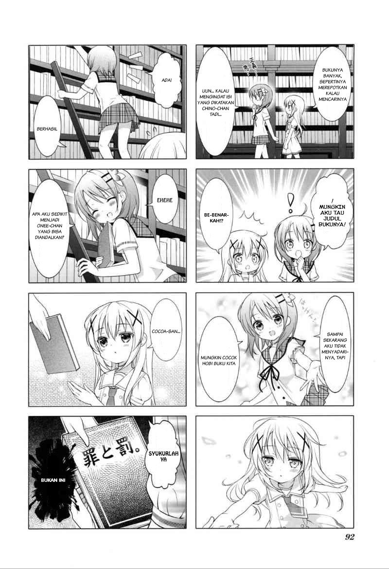 Gochuumon wa Usagi desu ka? Bab 10 halaman 8
